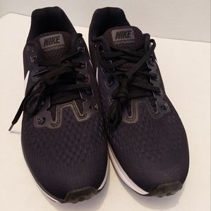 Nike Air Zoom Pegasus 34 Black/White/Yellow & Dark Grey Women's Size US 9 Shoes